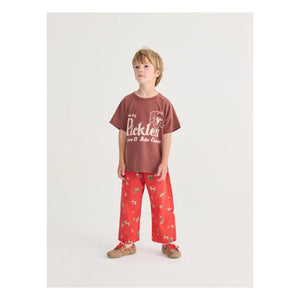 Bobo Choses - Bio-Baumwoll-Hose Bauernhof | Rot