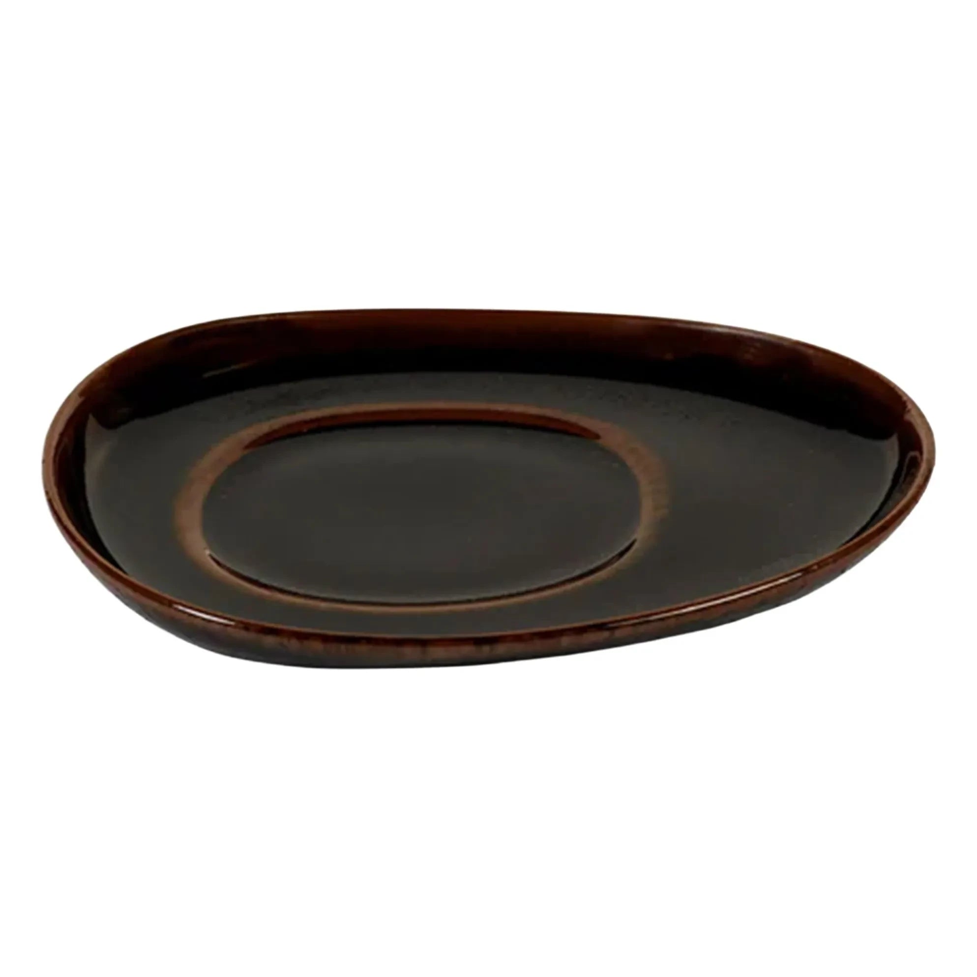 Serax - Untertasse Uncharted - 2er-Set | Braun