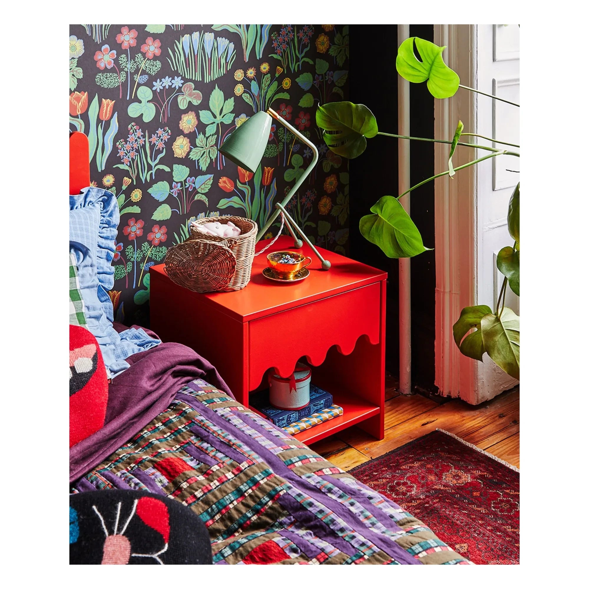 Oeuf NYC - Moss Nachttisch | Rot