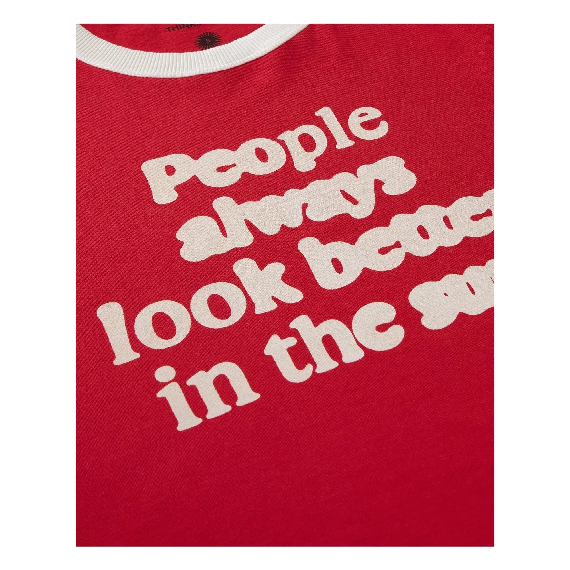 Thinking Mu - People Zowie T-Shirt Bio-Baumwolle | Rot