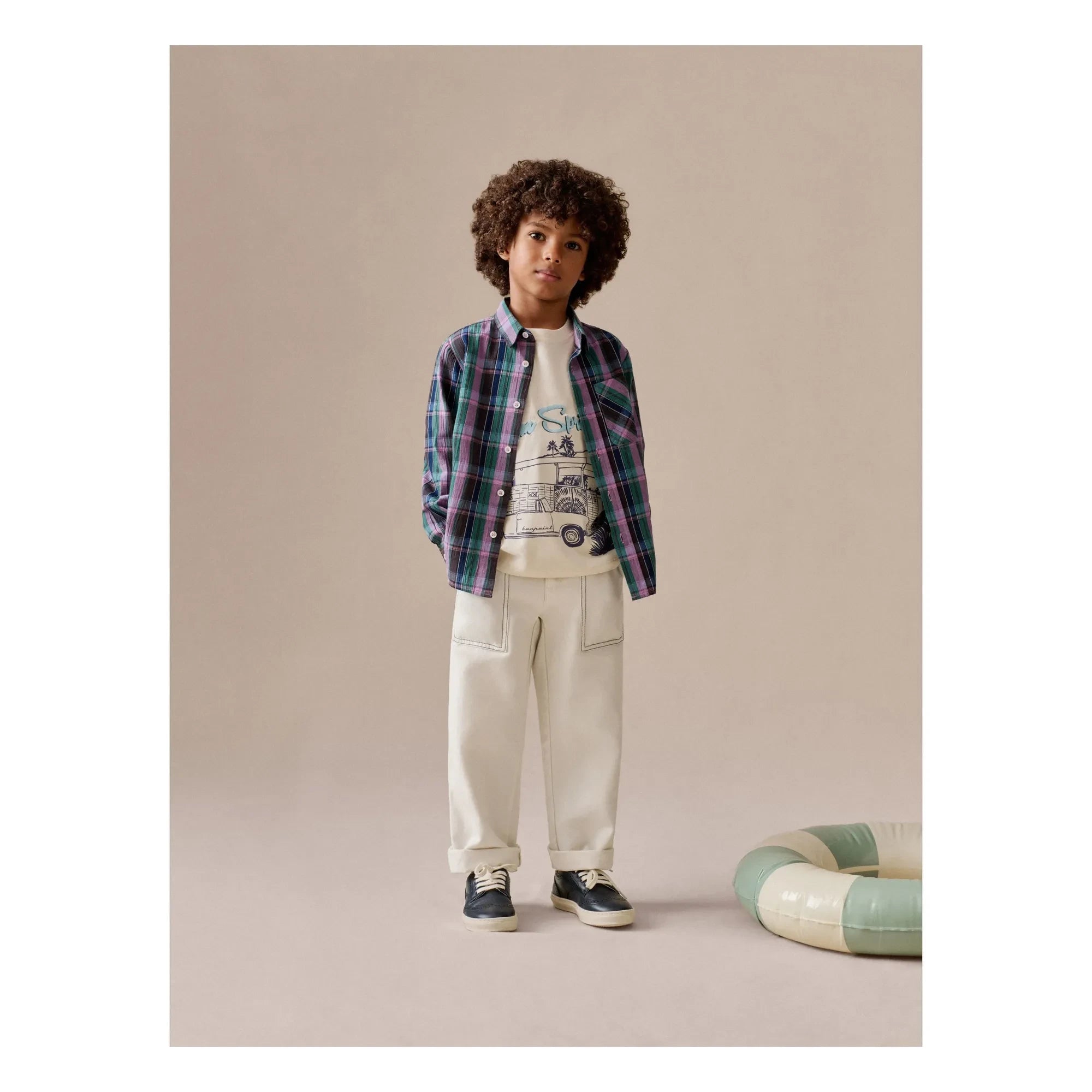Bonpoint - Eldor Bio-Baumwollhose | Ecru