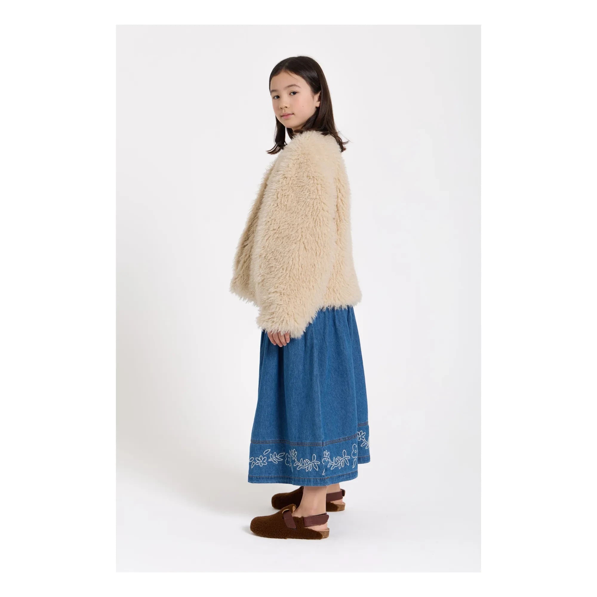 Hundred Pieces - Cally Bestickter Rock | Jeansblau