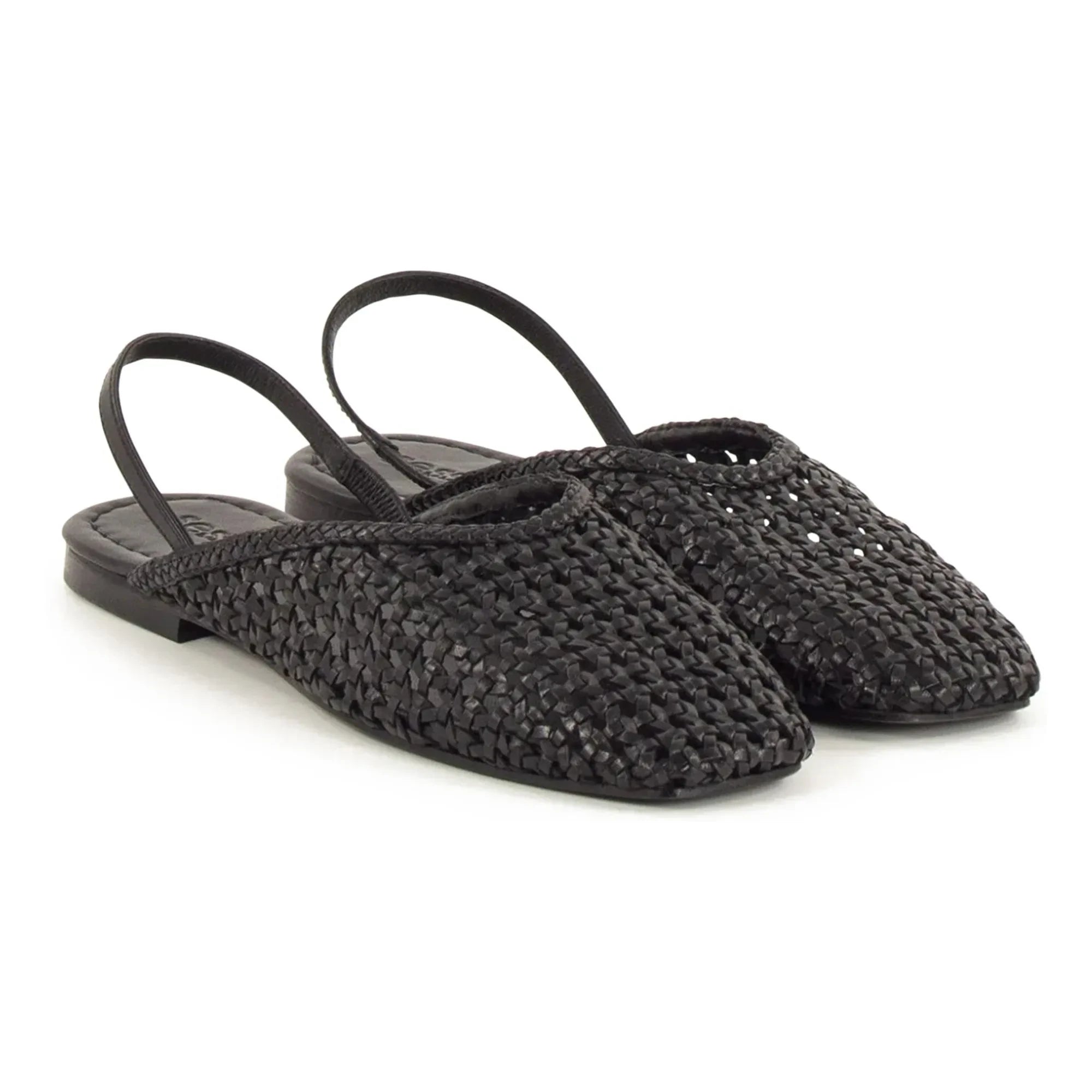 Sessùn – Vana Leder-Sandalen | Schwarz