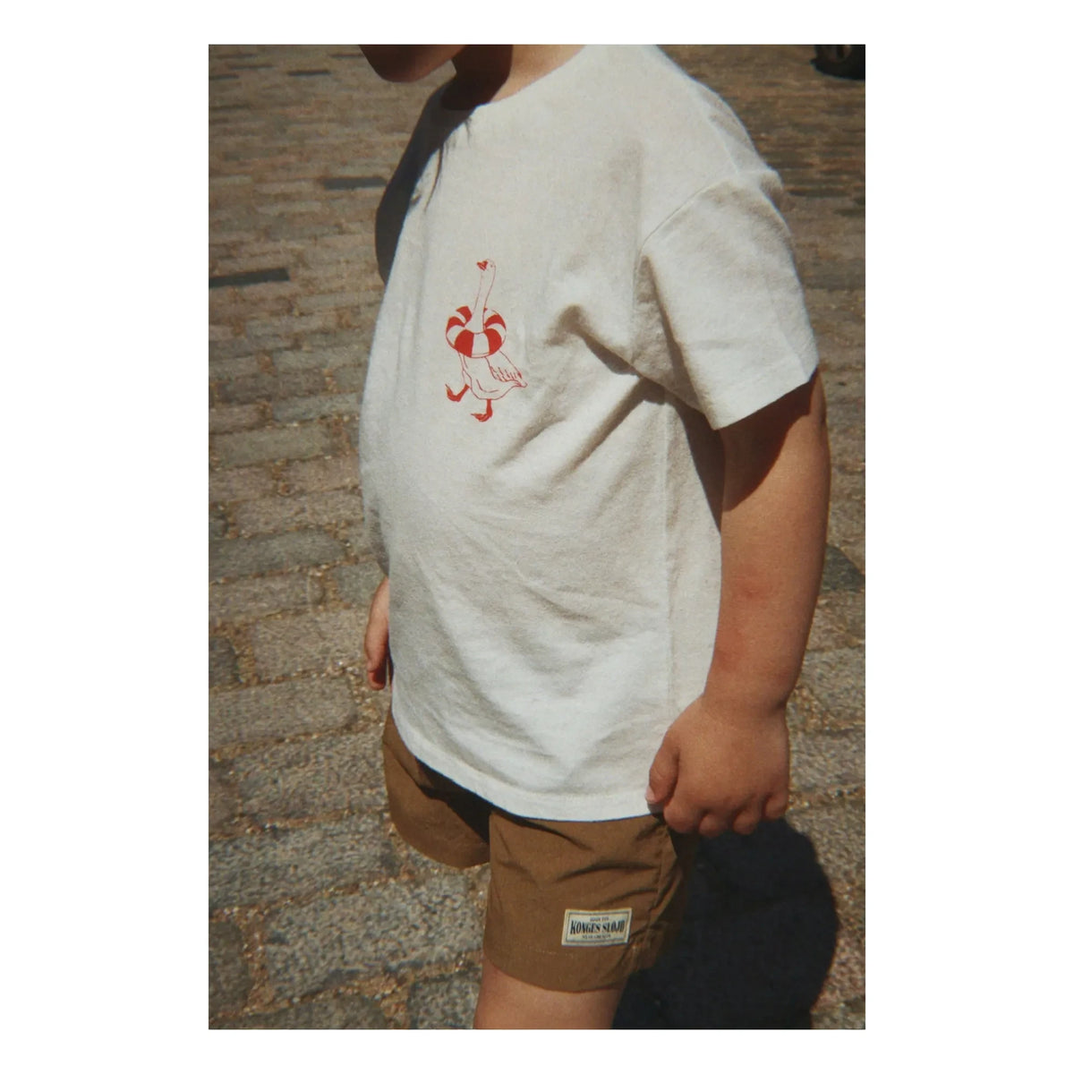 Konges Sløjd - Era Duck T-Shirt aus Bio-Baumwolle | Weiß