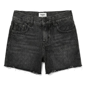Finger in the nose – Jeans-Eva-Shorts | Jeansgrau