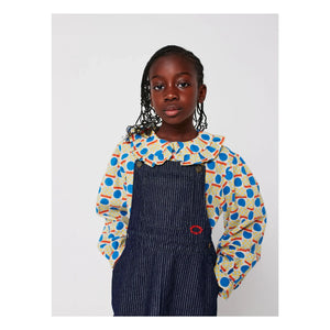 Bobo Choses - Bluse aus Bio-Baumwolle mit geometrischem Muster | Ecru