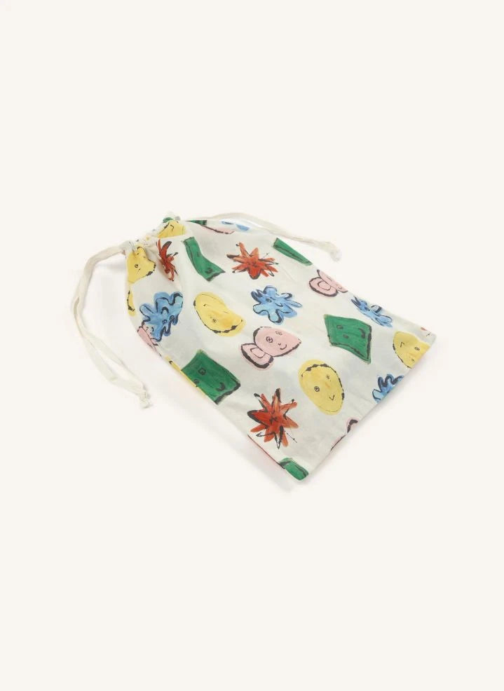 Bobo Choses - Besticktes Hemd- und Hosen-Set aus Bio-Baumwolle | Ecru