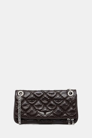 ZADIG&VOLTAIRE ROCK II VINTAGE MONOGRAM Deri Çanta