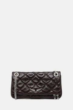 ZADIG&VOLTAIRE ROCK II VINTAGE MONOGRAM Deri Çanta