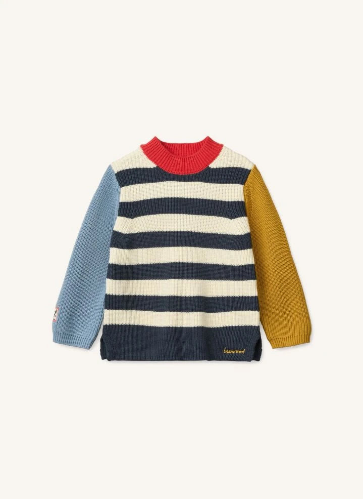Liewood - Levi Gestreifter Pullover | Beige