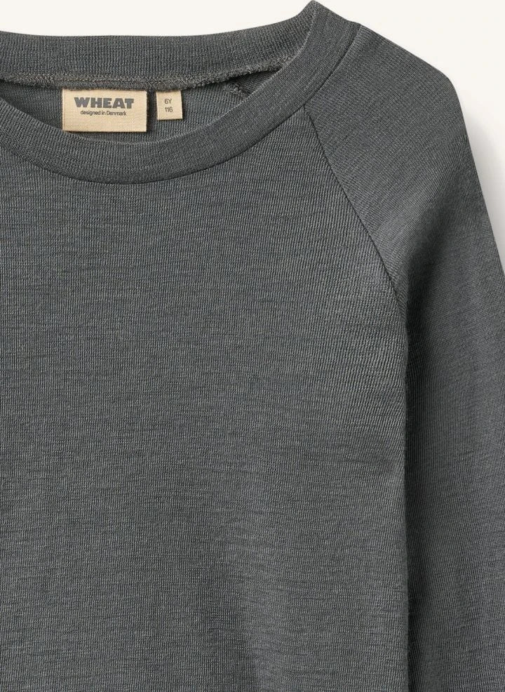 Wheat - Maane Merino-Woll-T-Shirt | Braun