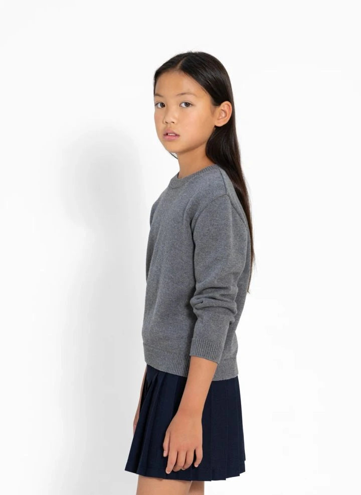 Smallable Kid - Cagnaby Organische Baumwolle Pullover | Grau Melange