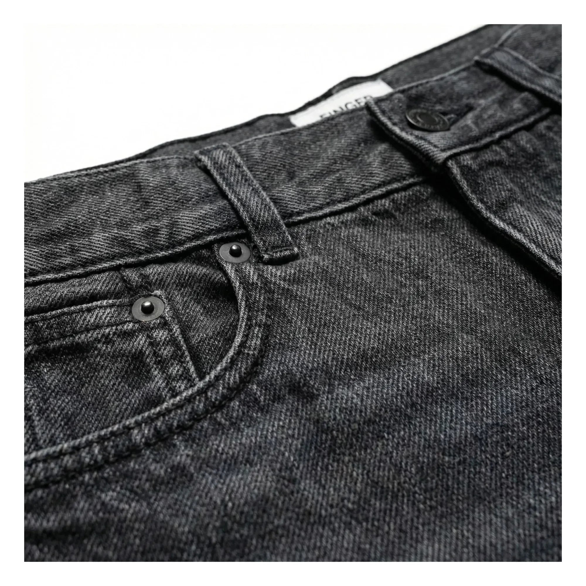 Finger in the nose – Jeans-Eva-Shorts | Jeansgrau