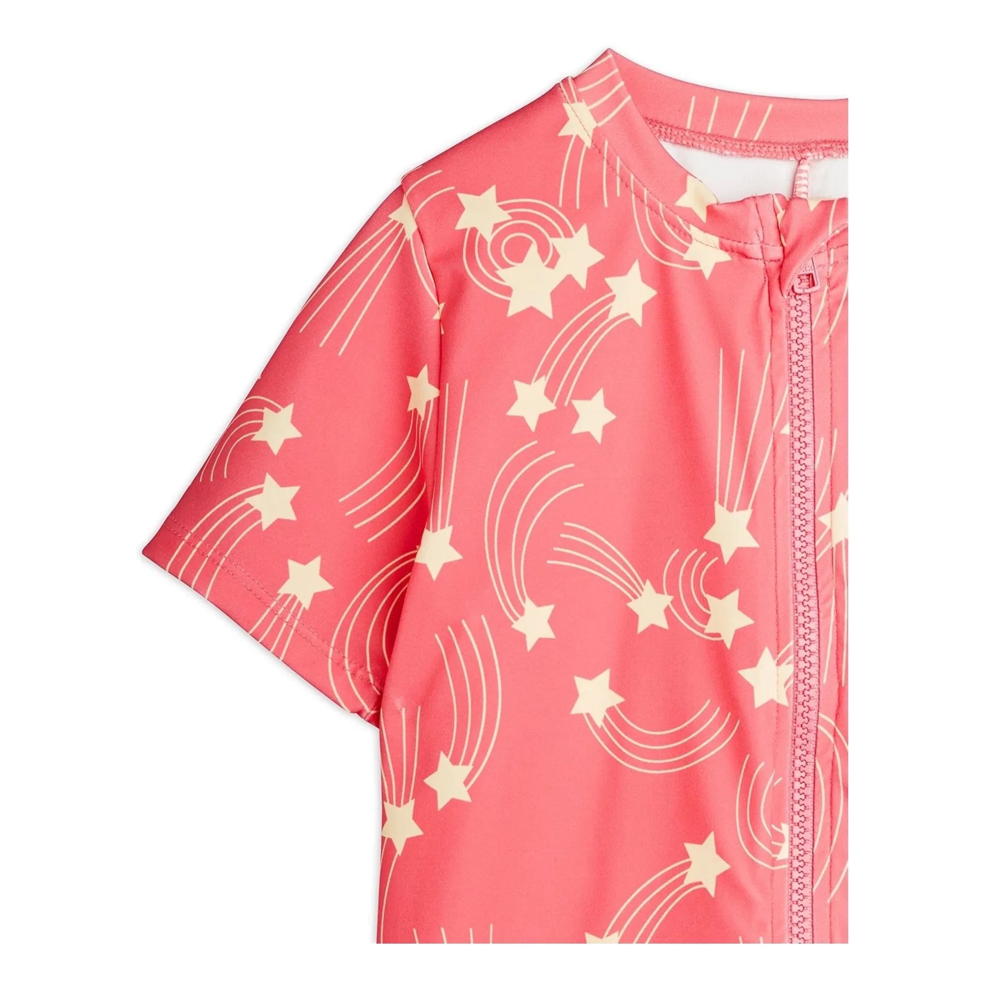 Mini Rodini - Etoiles Badeanzug mit UV-Schutz aus recycelten Fasern | Pink