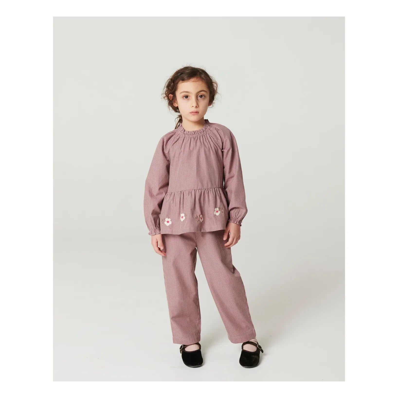 Copenhagen Colors - Karierte Hose aus Bio-Baumwolle | Staubrosa