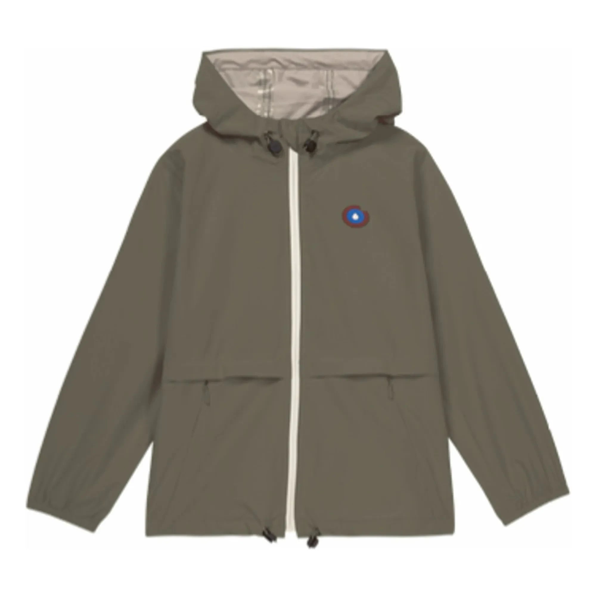 Flotte – Wasserabweisende Bastille Windjacke aus recycelter Faser | Khaki