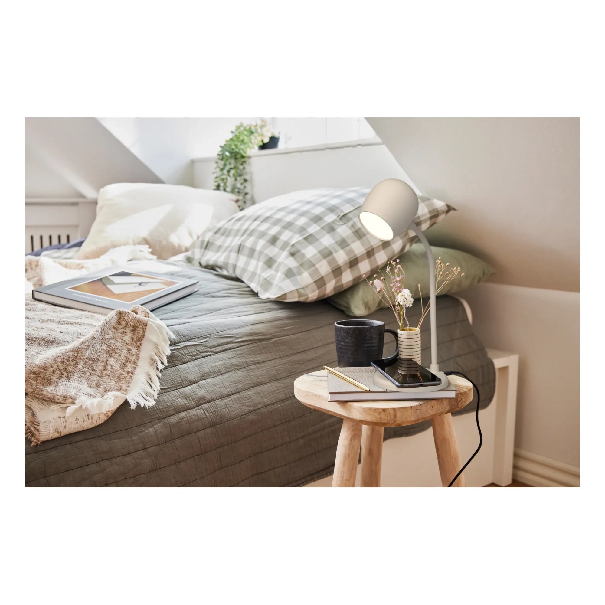 Kreafunk - Ellie kabellose LED-Leuchte mit Ladefunktion | Sand