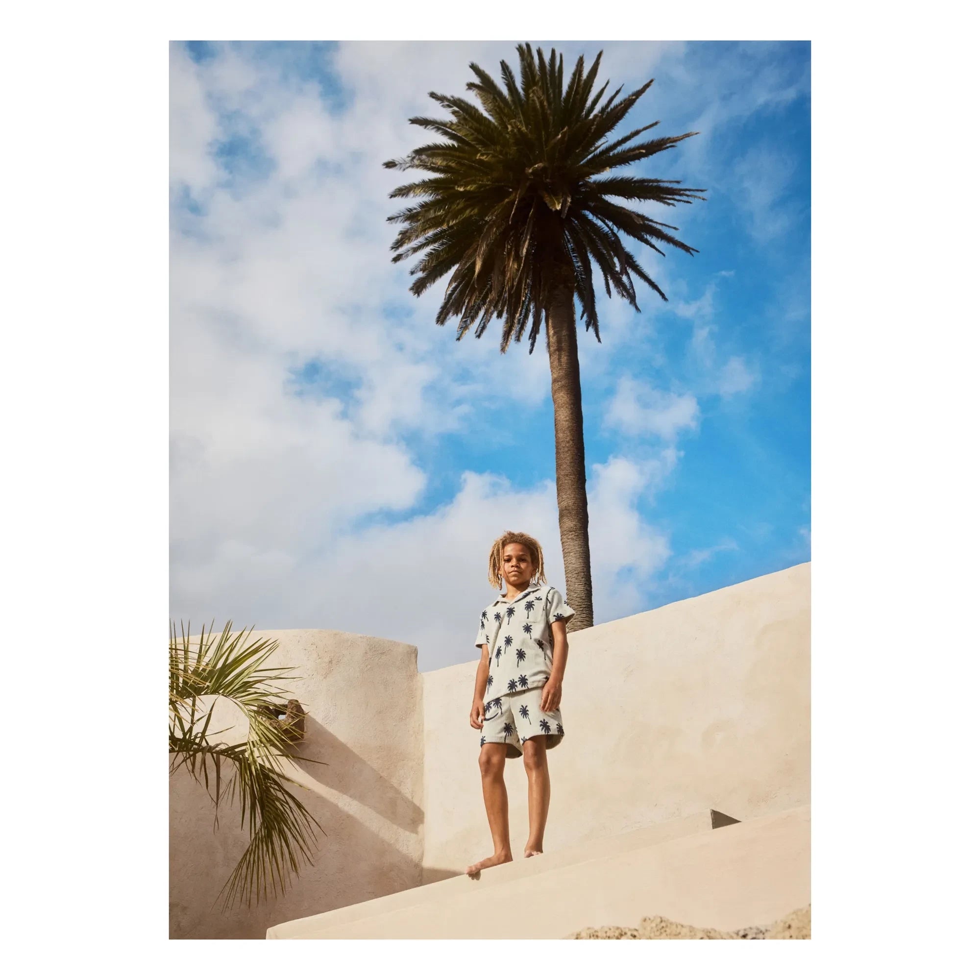 Molo - Abay Palm Handtuchshorts | Grau