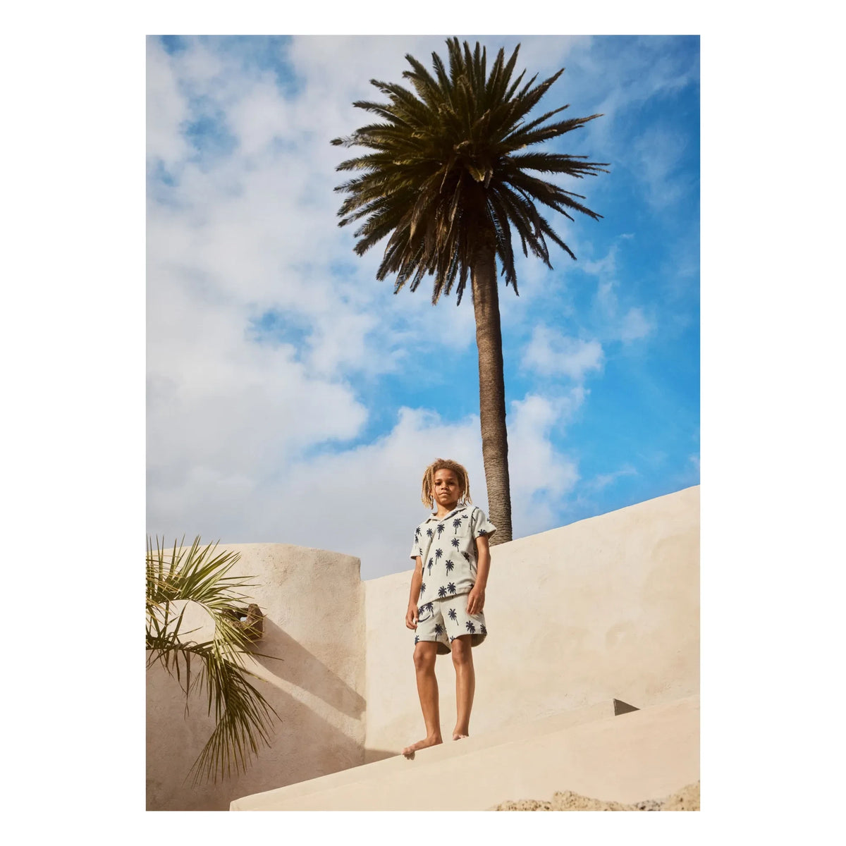 Molo - Abay Palm Handtuchshorts | Grau