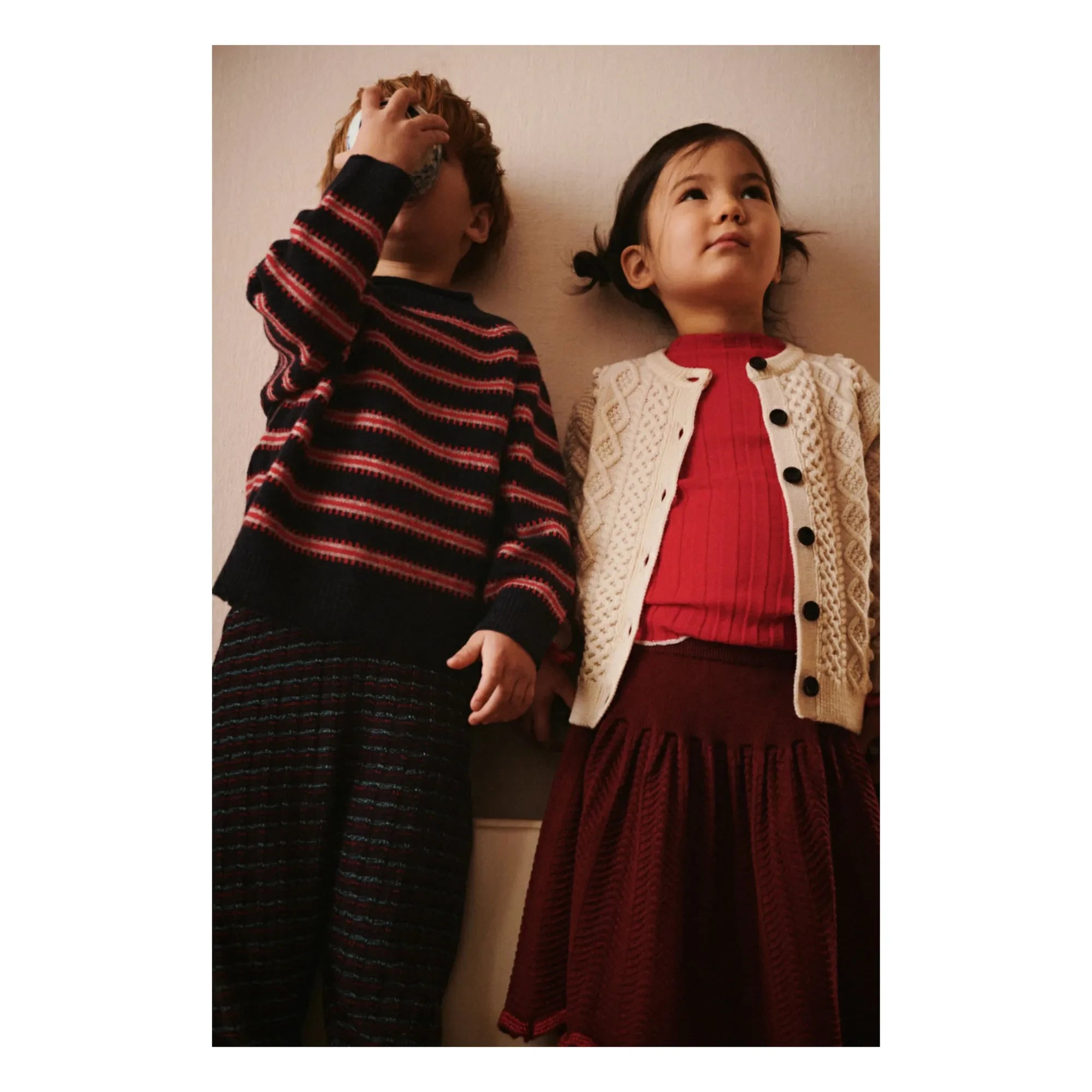 FUB - Aran Merinowoll-Cardigan | Ecru