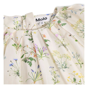Molo - Christen Fleurie Bio-Baumwollkleid | Creme