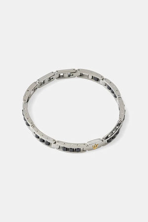 MASERATI Herren Armband aus Edelstahl CERAMIC