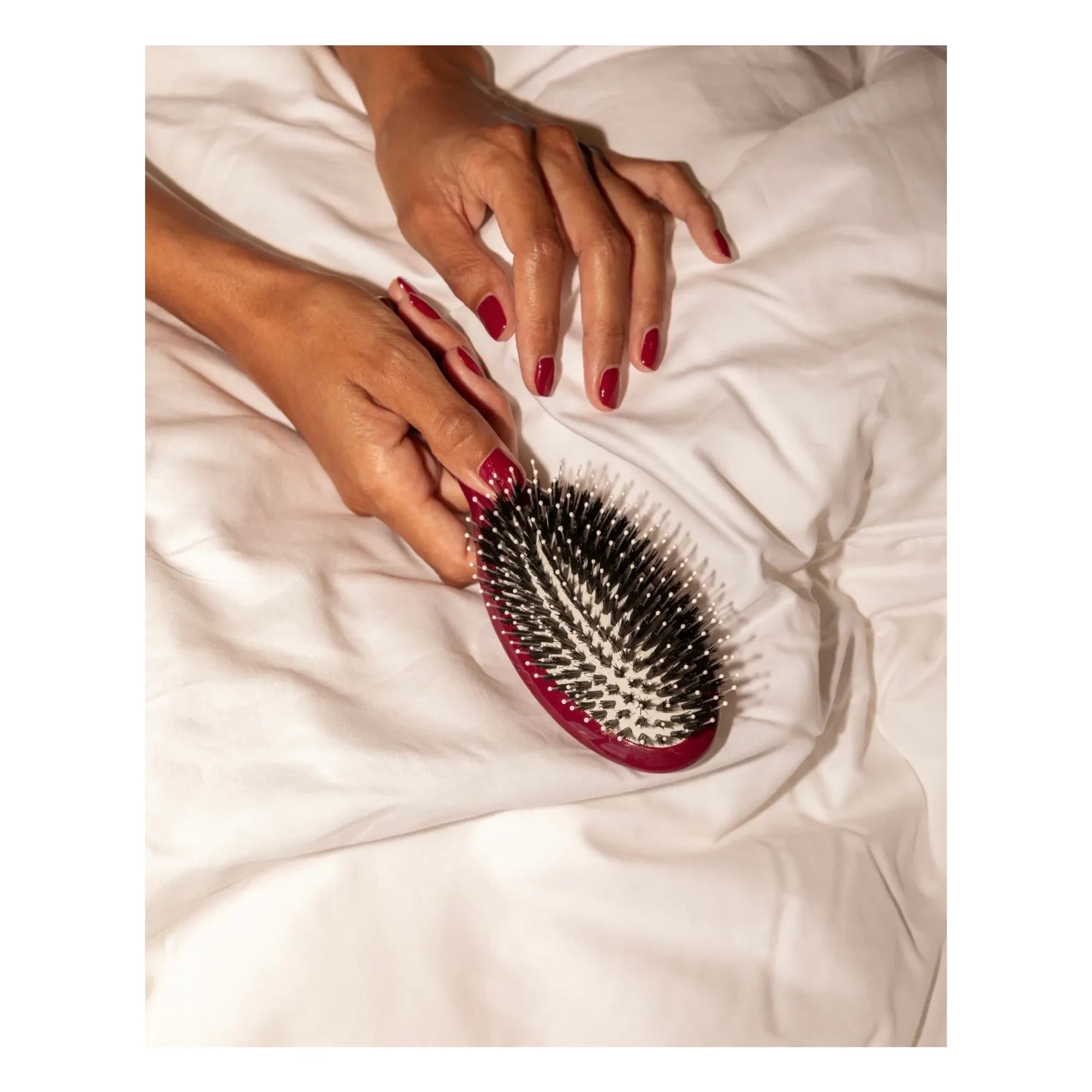 La Bonne Brosse - Brosse L'Indispensable Douceur N°3 - Empfindliche Kopfhaut | Kirschrot