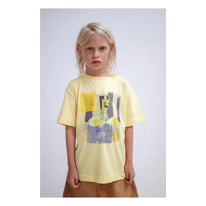 Repose AMS - Kunst T-Shirt Bio-Baumwolle | Blassgelb
