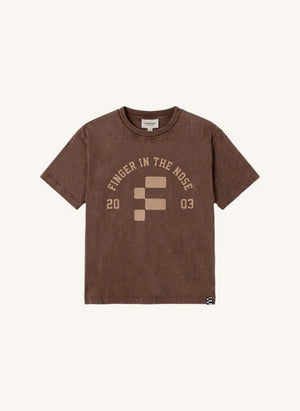 Finger in the nose - King Finger 2003 Organische Baumwoll-T-Shirt | Schokolade