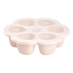 Béaba - Mehrfach unterteilte Silikonteller 6x90ml | Blassrosa