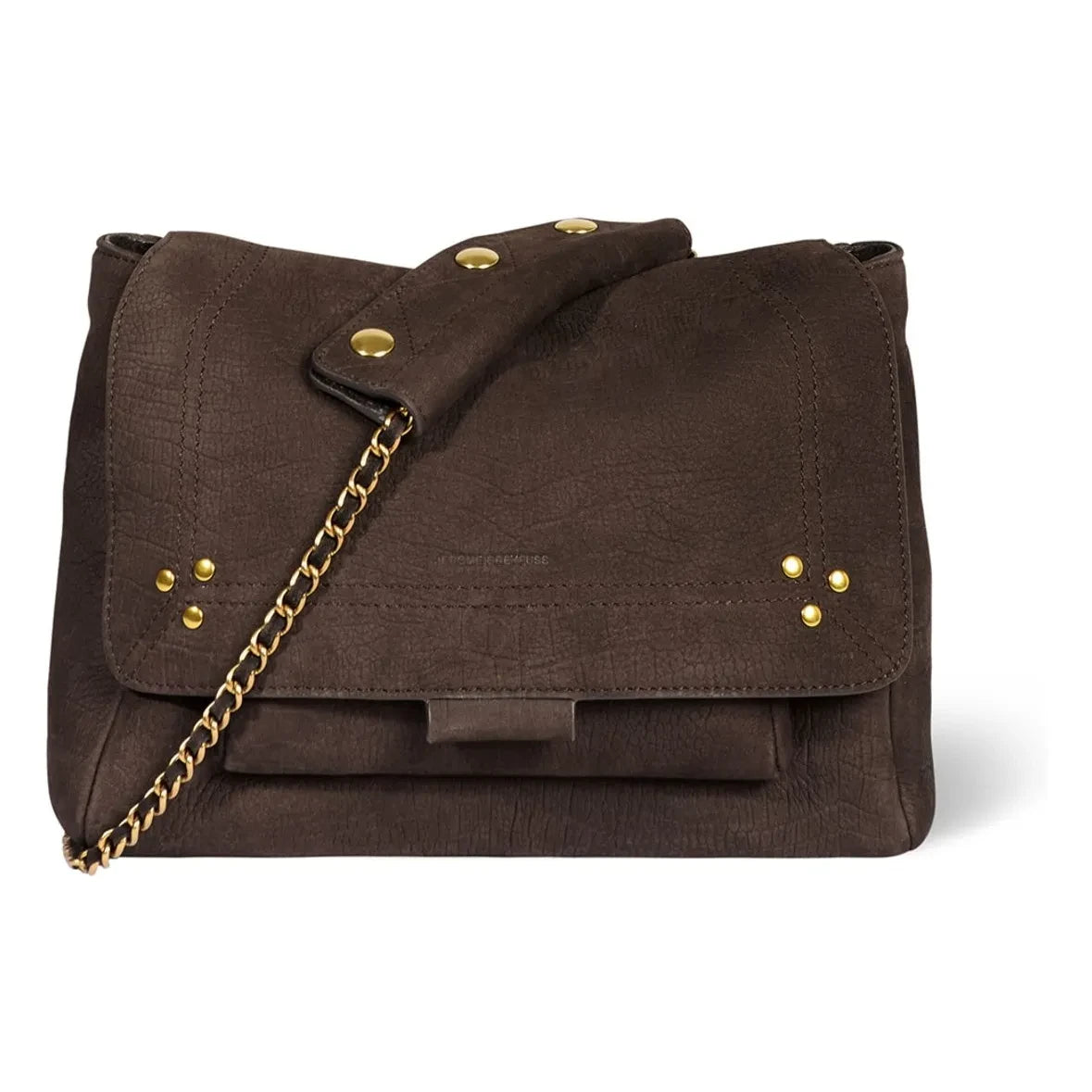 Jérôme Dreyfuss - Lulu M Taurillon Croco Tasche mit Muster | Braun