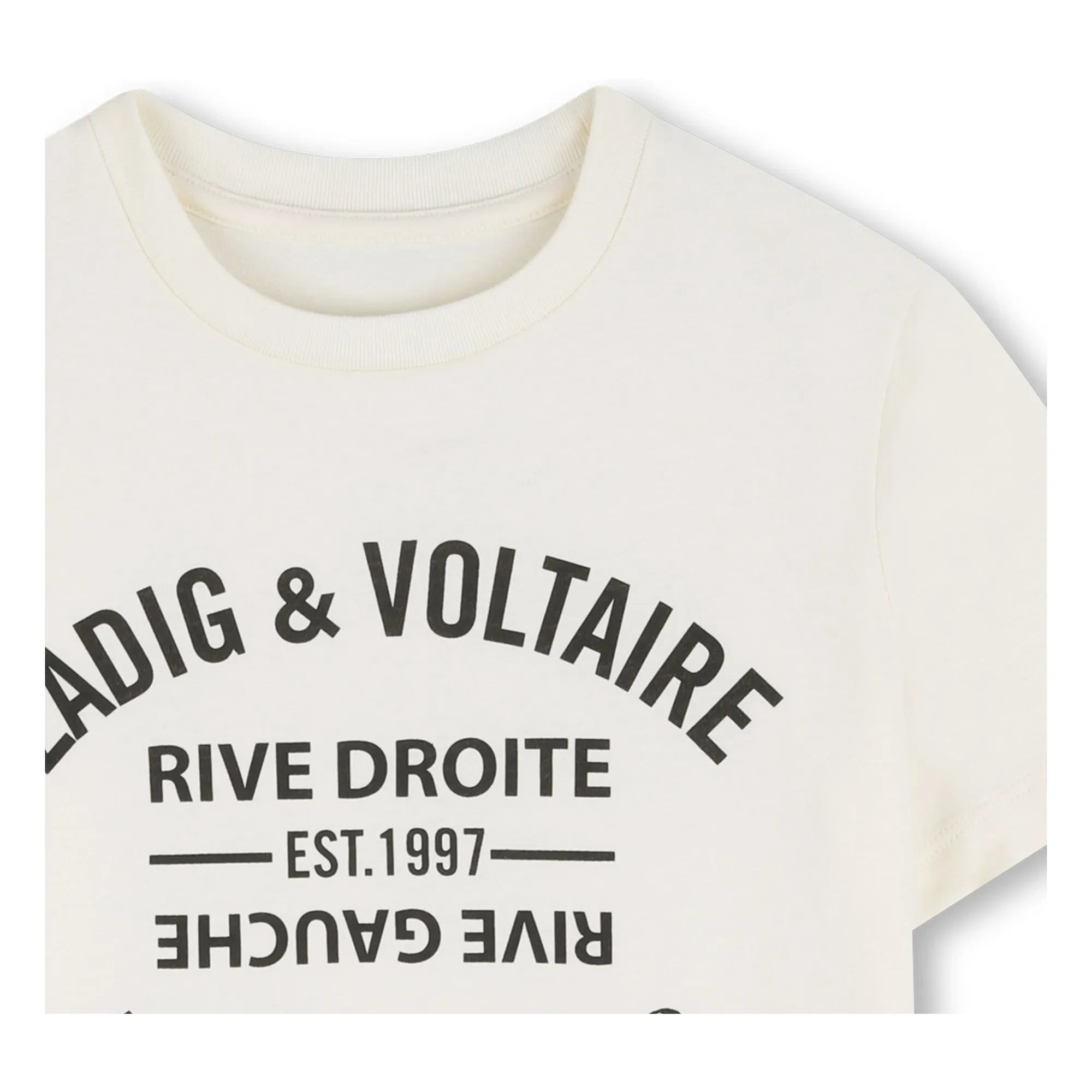 Zadig & Voltaire – Logo Art Is Truth T-Shirt | Ecru