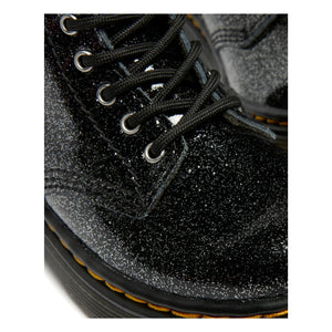 Dr Martens - 1460 J Glitzer Schnürstiefel | Glänzendes Schwarz