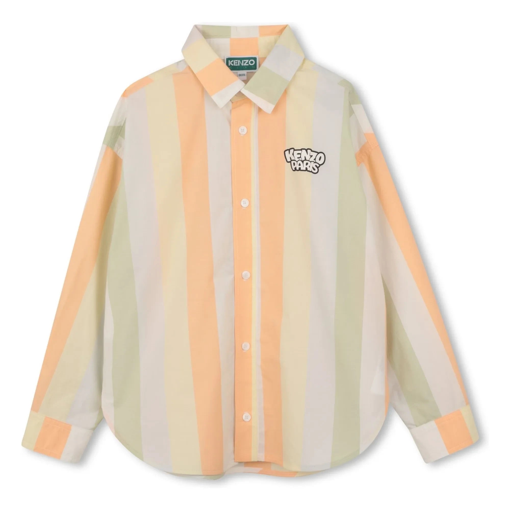 Kenzo - Happy Sweet Bubble Tiger Gestreiftes Hemd | Beige