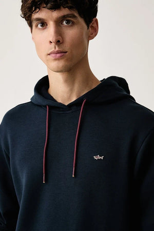 Paul&Shark modal karışımlı kapüşonlu erkek sweatshirt