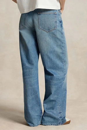 Polo Ralph Lauren wide leg kadın kot pantolon
