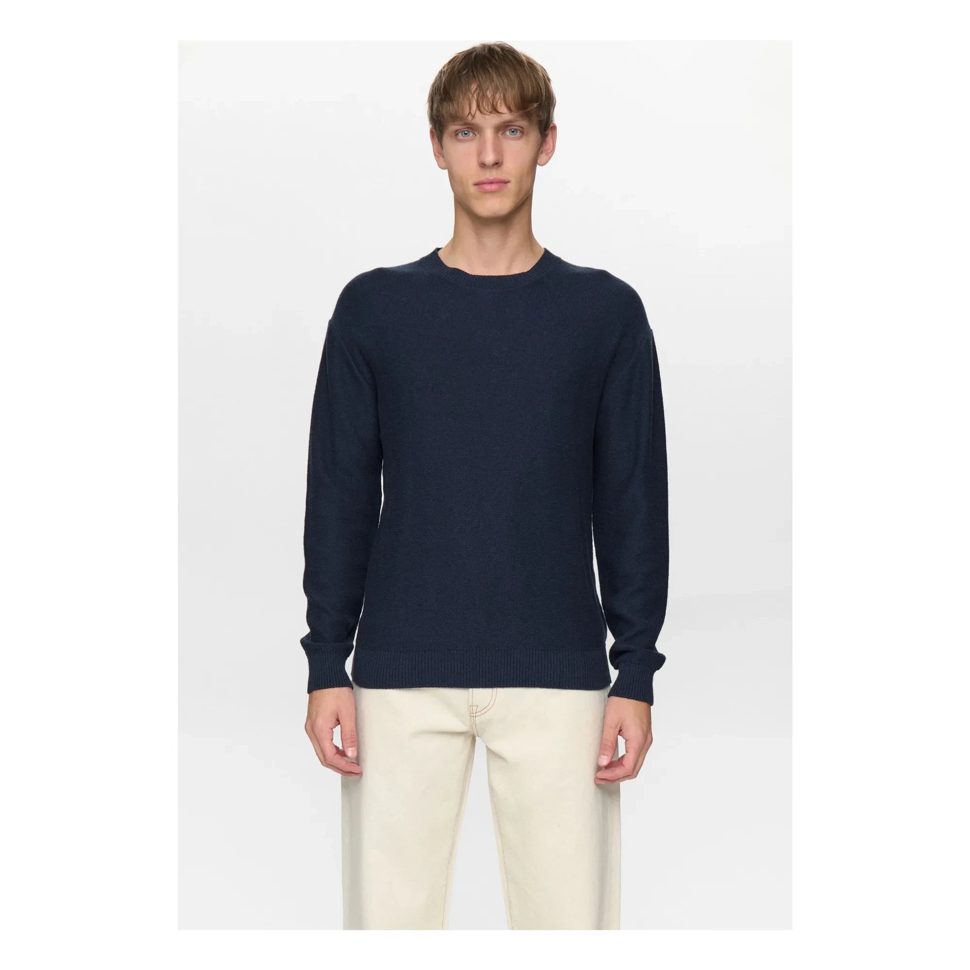 Anerkjendt - Akebbe Baumwoll Pullover | Dunkelblau
