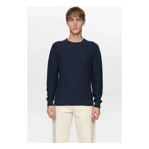 Anerkjendt - Akebbe Baumwoll Pullover | Dunkelblau