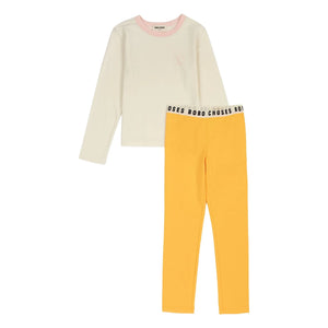 Bobo Choses – Pyjama aus Modal und Bio-Baumwolle | Senf