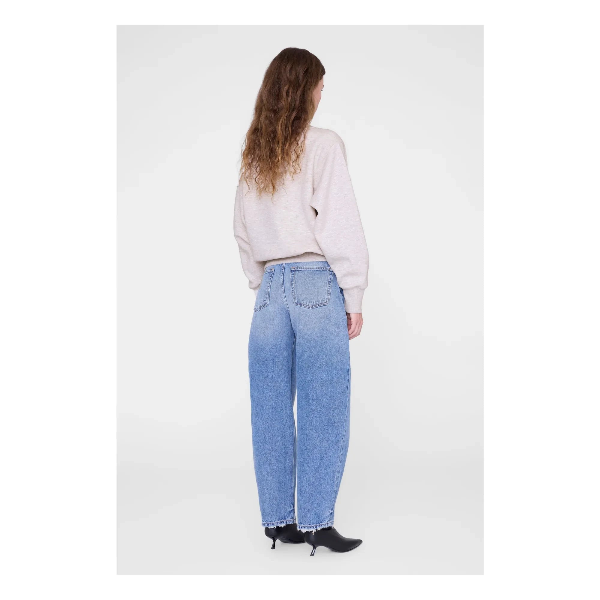 Anine Bing - Harry LA Sweatshirt | Meliertes Beige