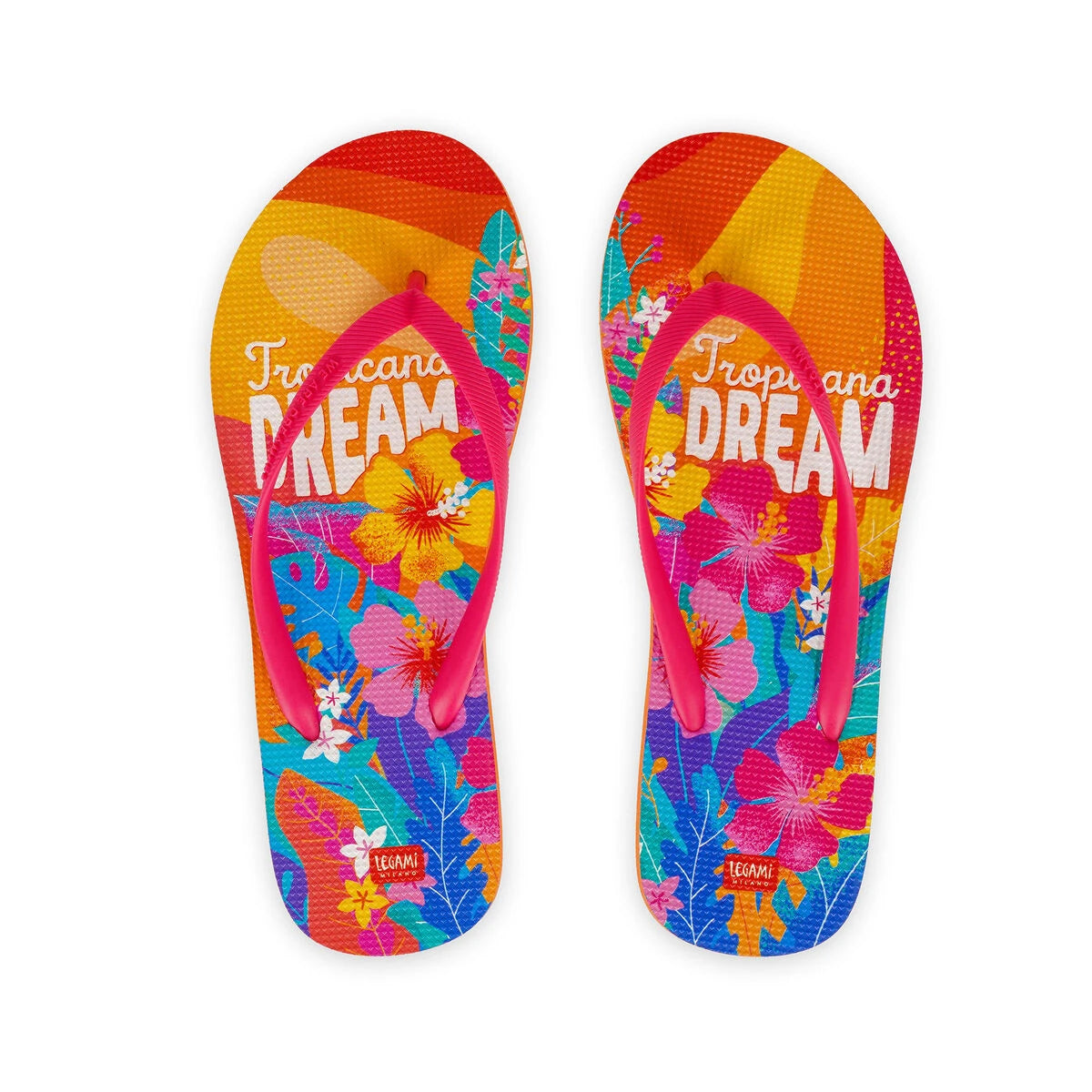Legami - Größe 40/41 Slim Tropicana Dream Flip-Flops