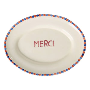 Rice - Merci Keramikteller | Ecru