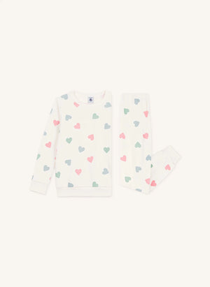 Petit Bateau - Kalpli Pijama Sünger Modal | Ekru
