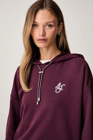 Liu Jo kapüşonlu kadın pamuklu sweatshirt
