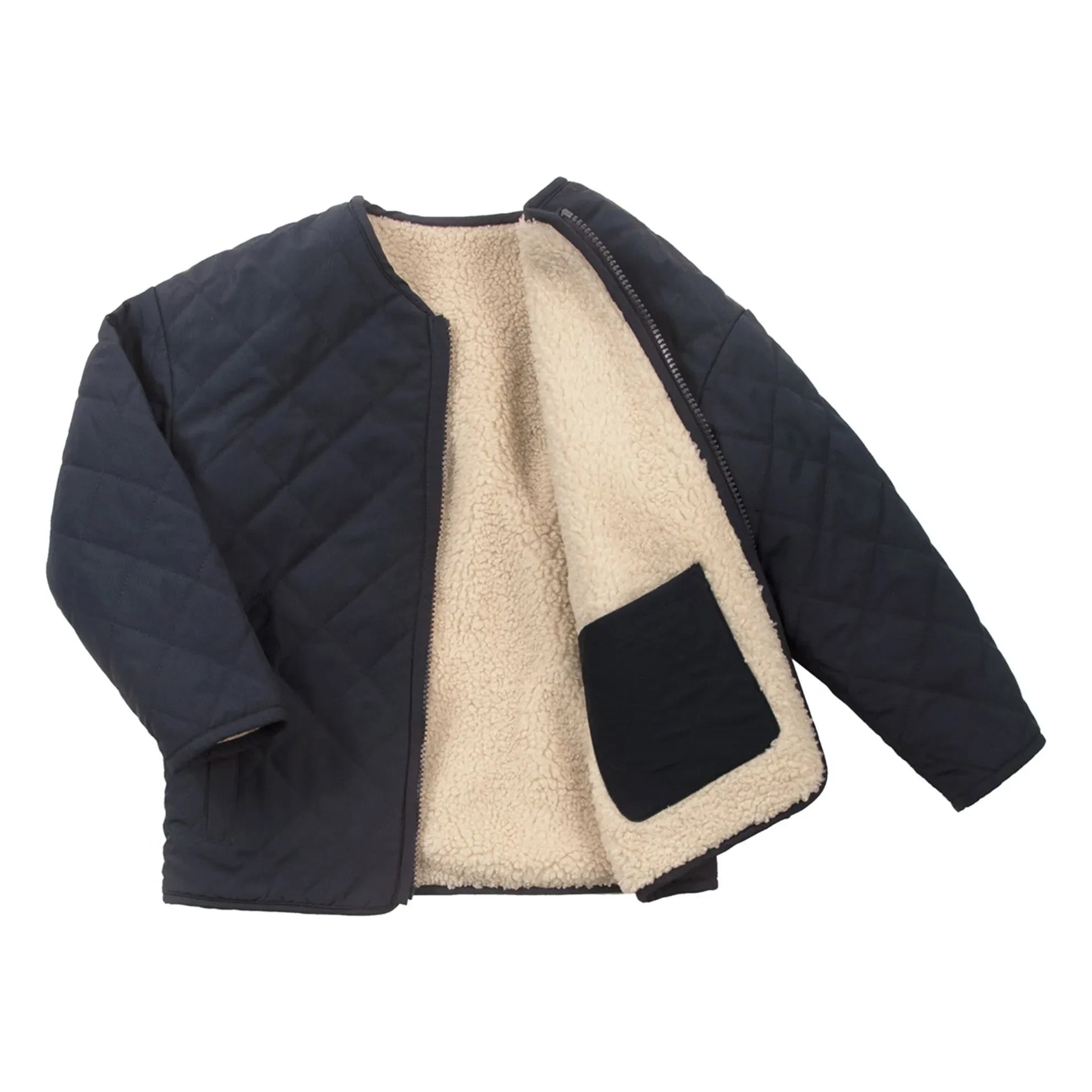 Gosoaky – Wende-Sherpa-Jacke Sleeping Lion | Beige