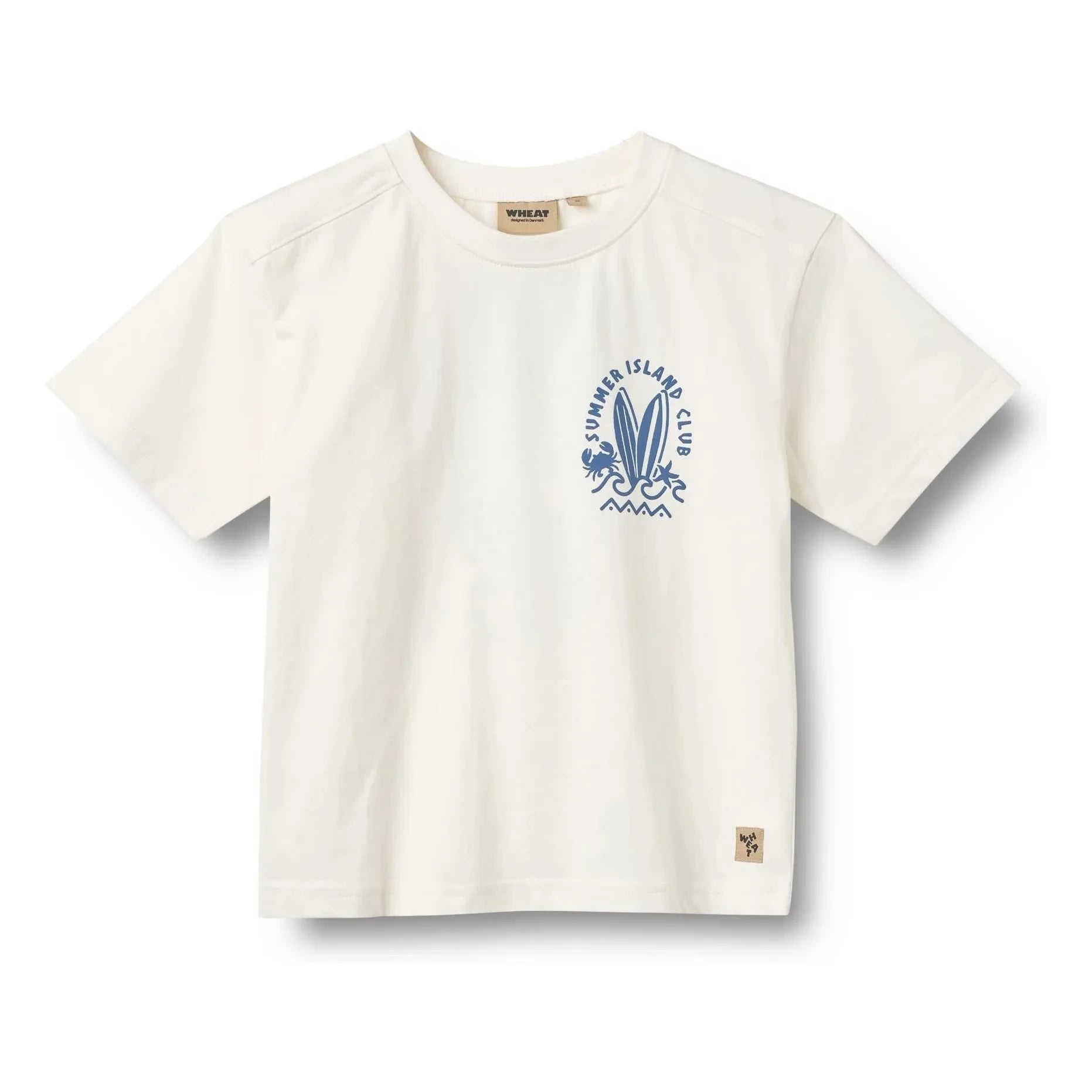 Weizen - Benno Bio-Baumwoll-T-Shirt | Weiß