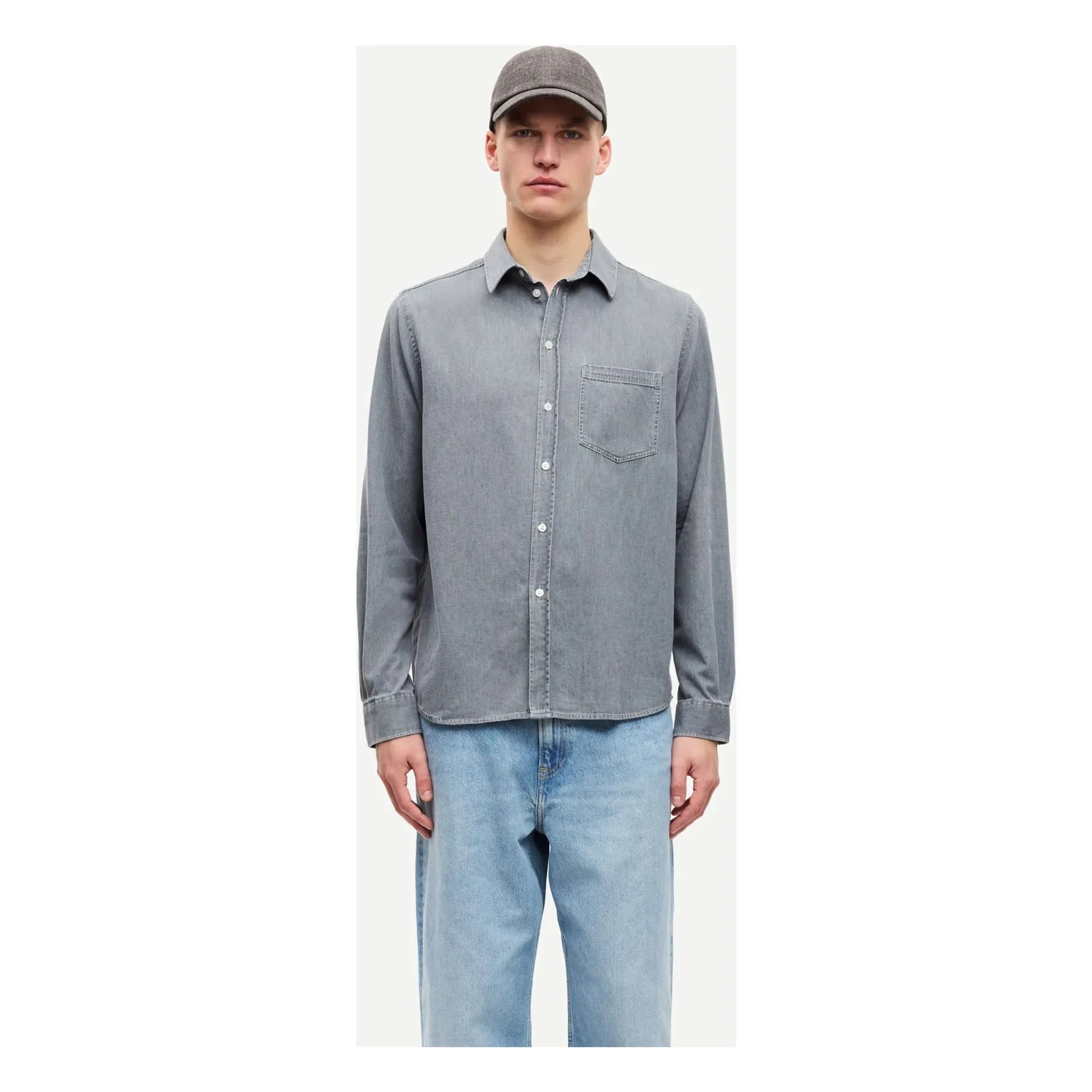 Samsoe Samsoe - Shirt Saryan P 15248 Bio-Baumwolle | Hellblau
