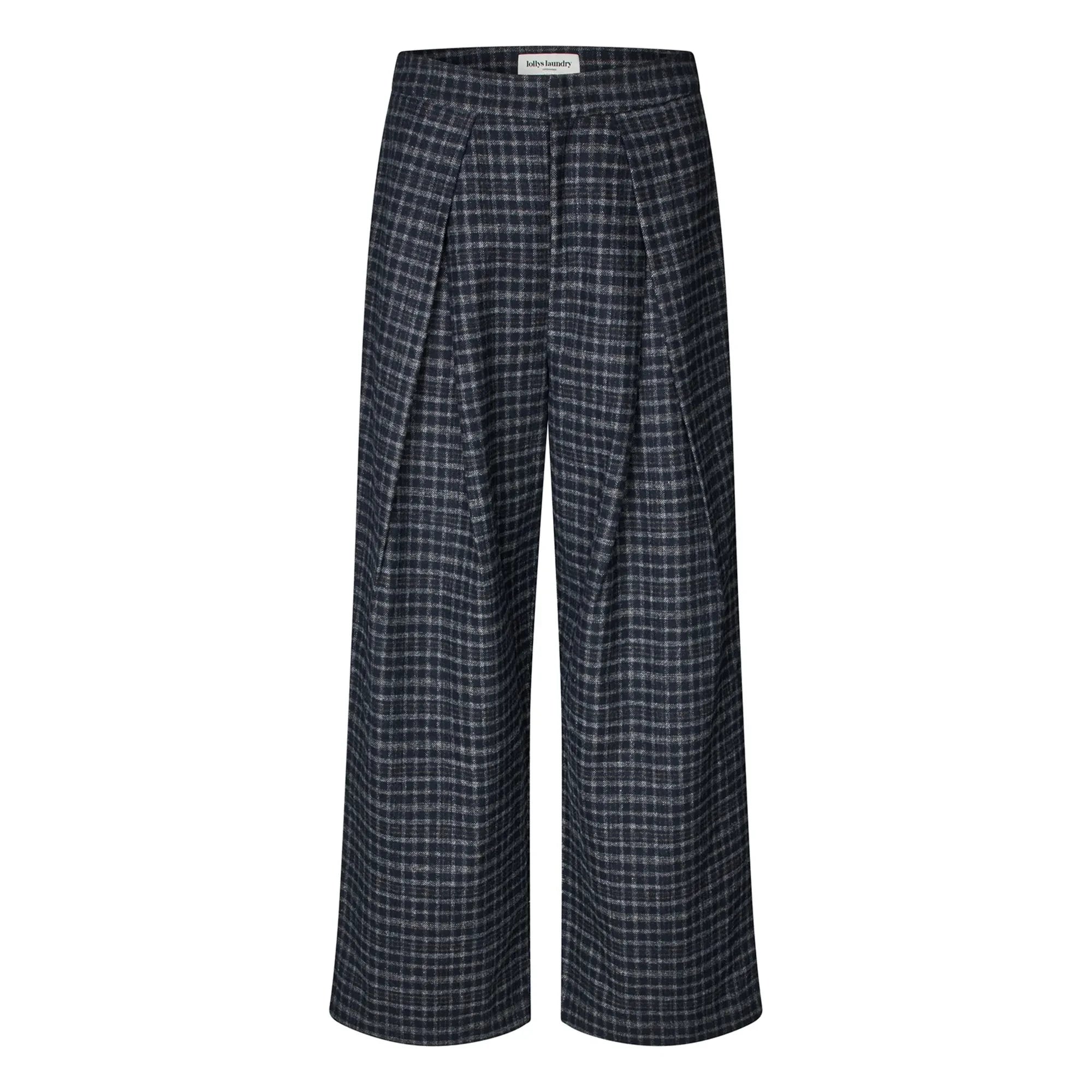 Lollys Laundry - Karierte Hose Zola | Dunkelblau