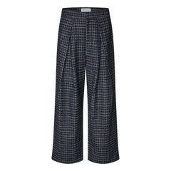 Lollys Laundry - Karierte Hose Zola | Dunkelblau