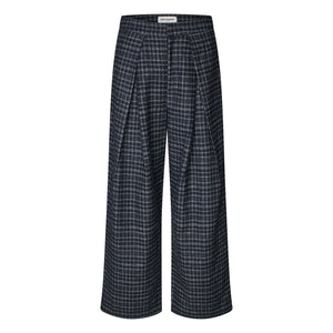 Lollys Laundry - Karierte Hose Zola | Dunkelblau